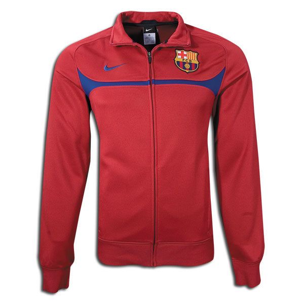 NIKE FC BARCELONA LINE UP JACKET 2010 FOOTBALL 2X LARGE.  