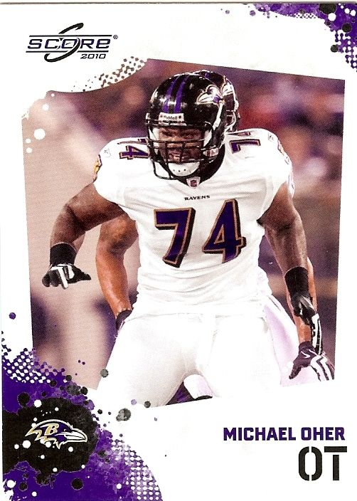 2010 Score Football #23 Michael Oher  