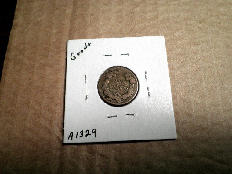 Flying Eagle Cent 1857,Good+  