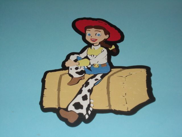 JESSIE SITTING~~CRICUT TOY STORY DIE CUT/CUTS WORLDWIDE  