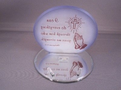 New Candle Holder Praying Hands Tealight Christian  