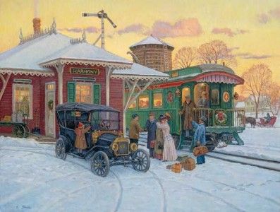 SUNSOUT JIGSAW PUZZLE HARMONY STATION LEE STRONCEK  