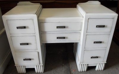 ART DECO 1930s 40s BEDROOM CHEST/TABLE  