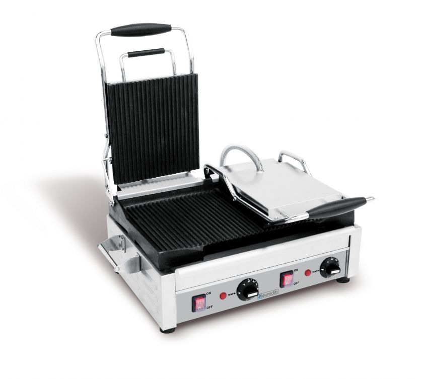 Eurodib SFE02375 240 Flat/Grooved Sandwich Panini Grill  