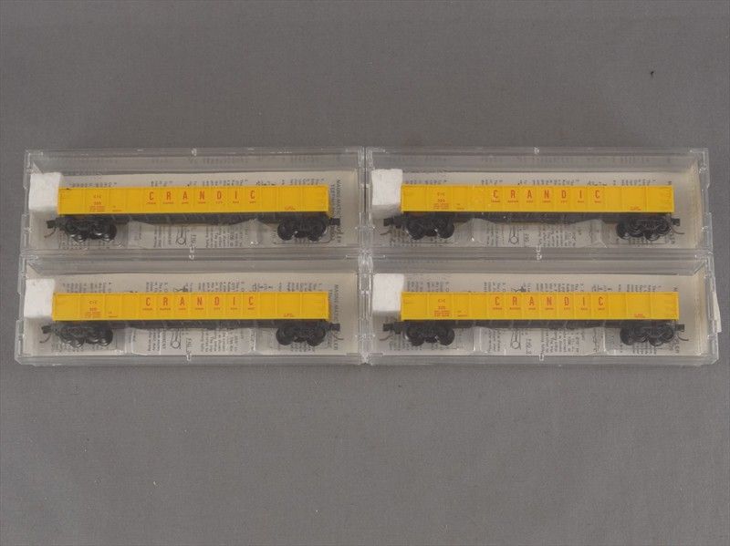 DTD TRAINS   N SCALE LOT   4 KADEE MICRO TRAINS MTL GONDOLA CARS CIC 