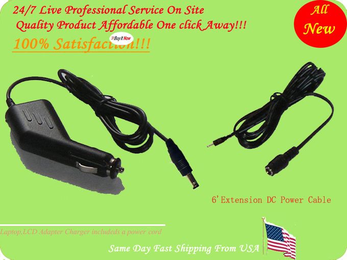 Car/Auto Adapter Power Supply Brand New