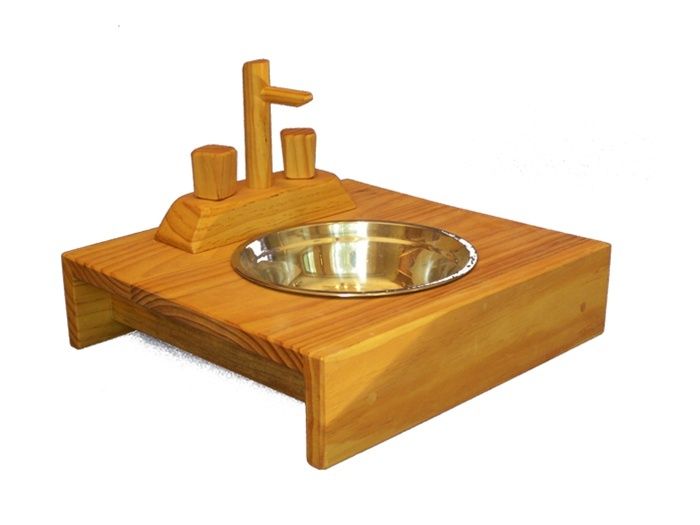 NEW KITCHEN PLAY SINK TOY CHILDREN KIDS NATURAL WOOD  