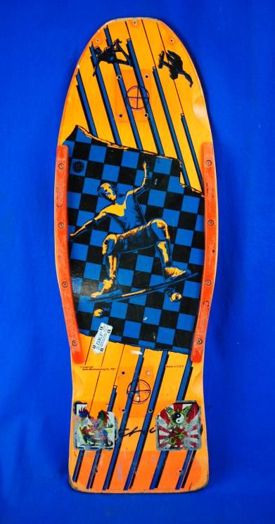 Vintage Nash Old School 1987 Plywood Skateboard Deck  