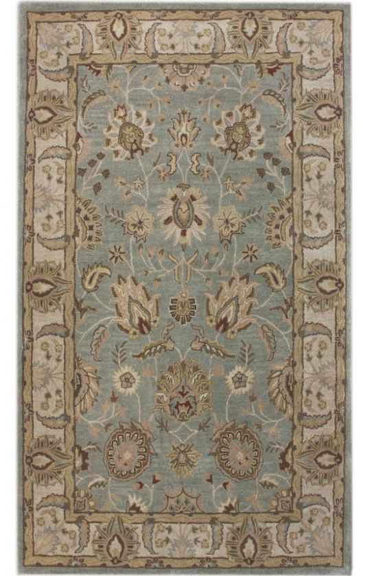 Traditional Area Rug NEW Persian CARPET Blue 7 6 x 9 6 WOOL  