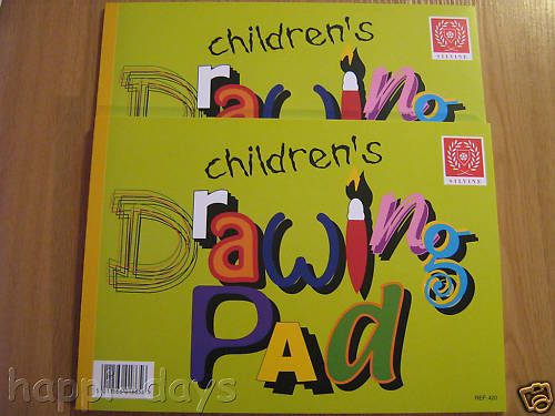 NEW   CHILDRENS DRAWING PAD   Sketch Art Artist Paper Book  