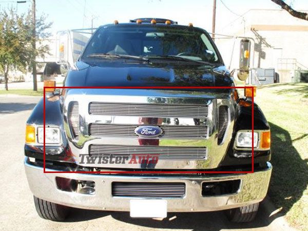 Billet Grille Insert 2004 2008 Ford F 650/F 750 Upper Aluminum Grill 