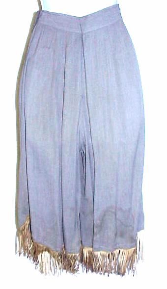 COWBOY WESTERNS SPLIT RIDING SKIRT 1940S 50S  