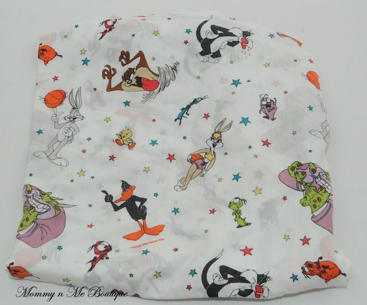 Warner Bros 1996 Looney Tunes Twin Fitted Sheet  