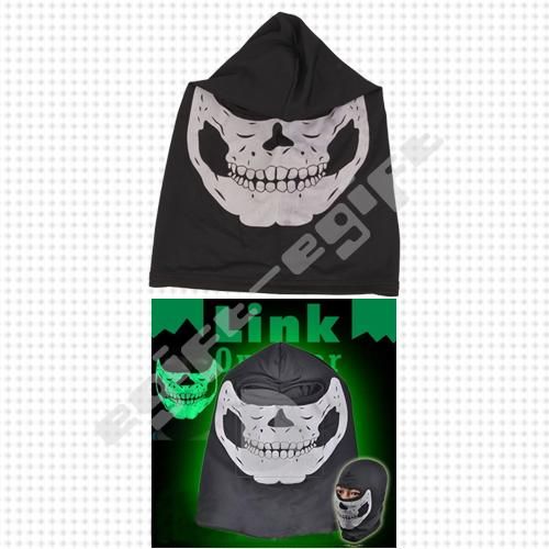 Winter Biker Motorcycle Balaclava Skull Ghost Ski Head Full Face Mask 