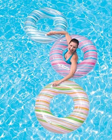 New Bestway 36 Striped Swim Pool Tube  