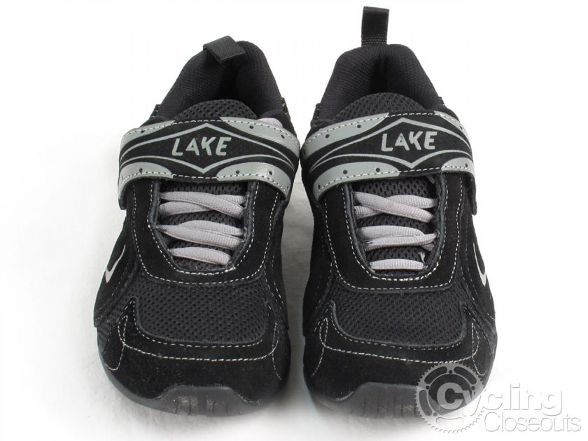   LAKE I/O 3 MENS SPD CYCLING SHOES 7 BLACK / GREY ROAD BIKE BICYCLE