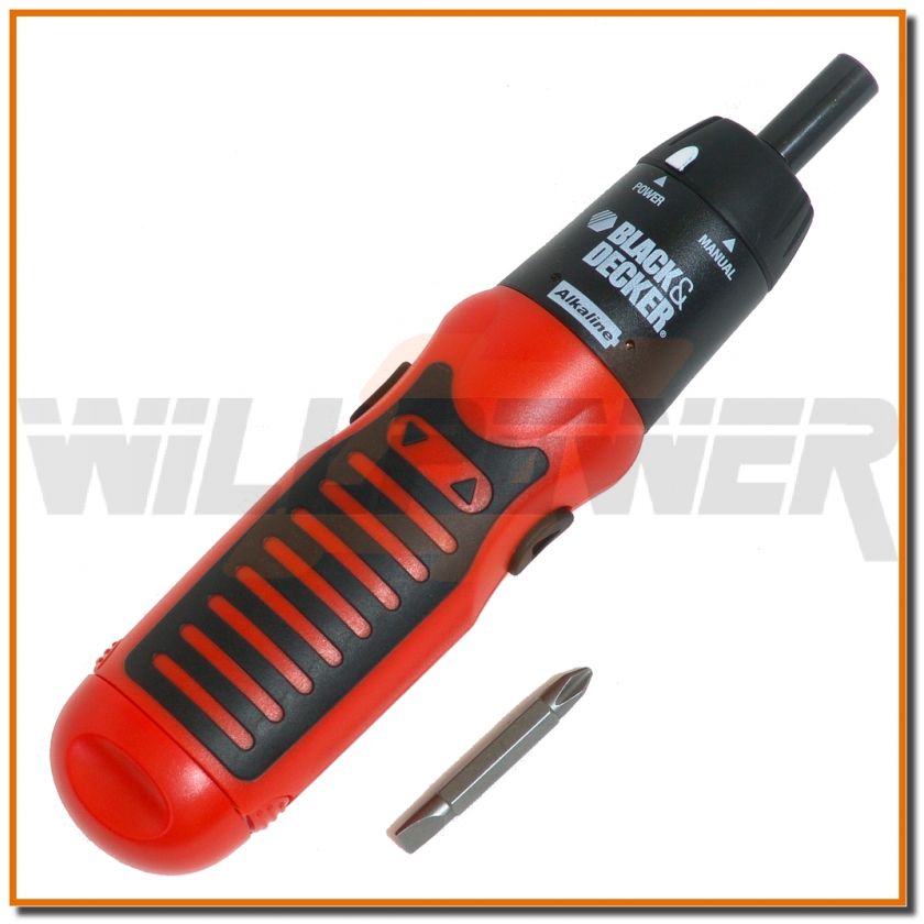 Black and Decker Alkaline Cordless Screwdriver #AS600 (RC WillPower 