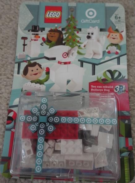 Target Lego Gift Cards Build A Bullseye Limited Edition 2011   Sealed 