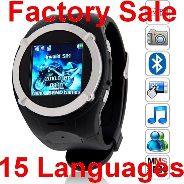 Wrist Watch Cell Phone Mobile Camera /4 FM MQ998 NEW  