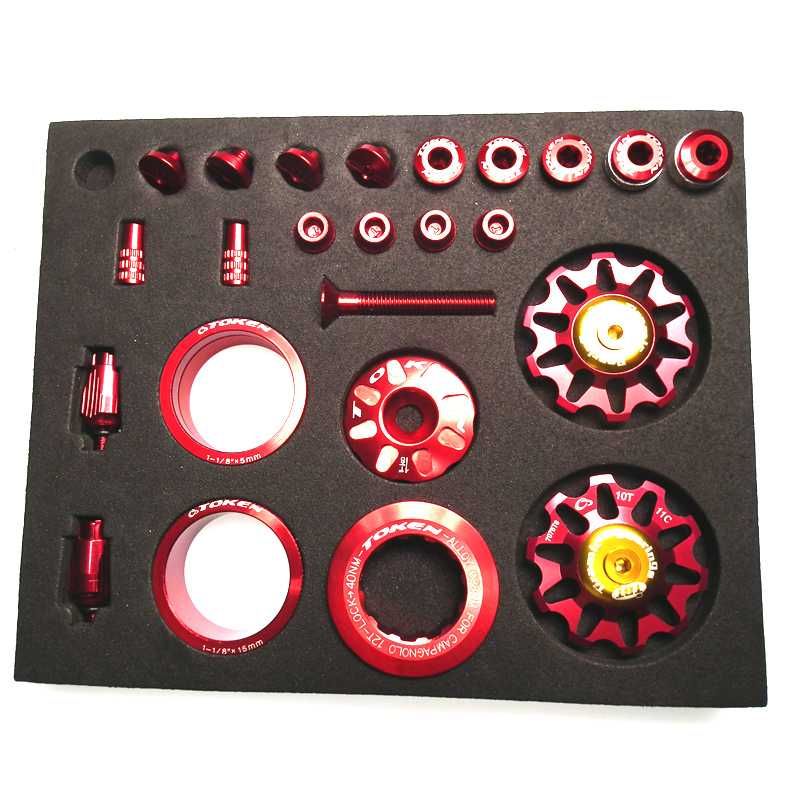 Token Road Bike Bling Box Kit Campagnolo 12T Red 