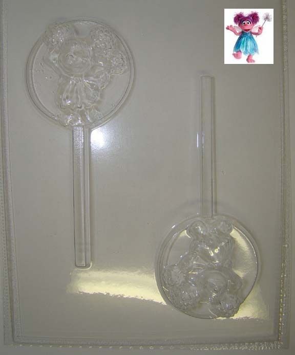 ABBY CADABBY SESAME STREET CHOCOLATE CANDY MOLD MOLDS  