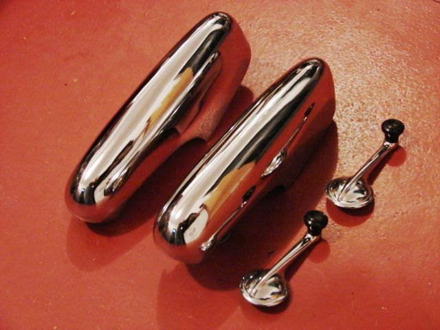 49 50 51 52 PONTIAC NEW CHROME BUMPER GUARDS & HANDLES  