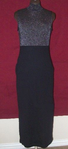 CAROLE LITTLE DESIGNER COLOR BLOCK SWEATER DRESS SZ M  