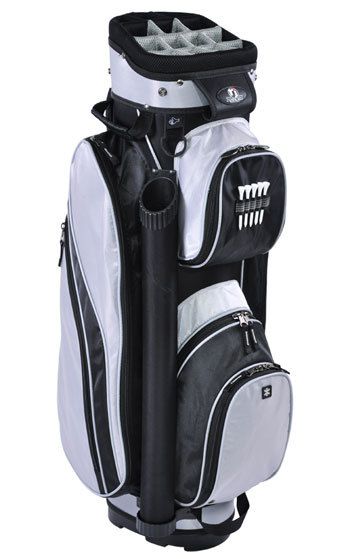 2011 X SILVER GOLF CART BAGS POCKETS GOLFERS R BAG  