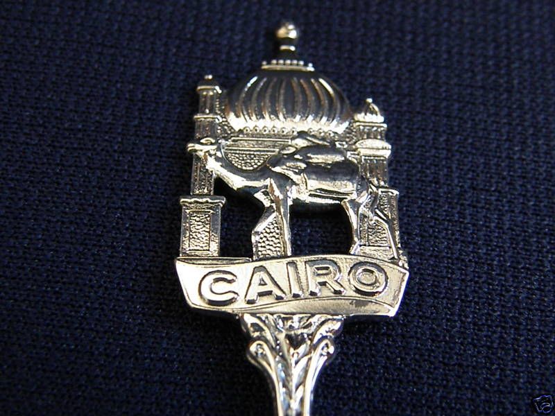 CAIRO CAPITAL OF EGYPT NILE Collector Souvenir SPOON  