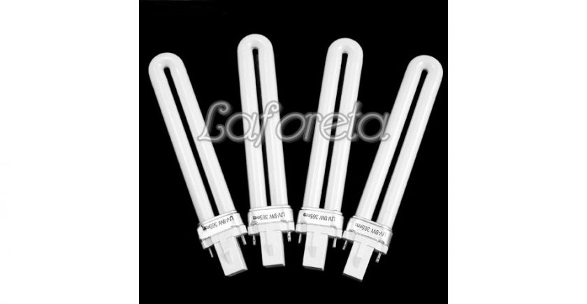 9W Nail UV Gel Machine 365nm Bulb LAMP Tube U SHAPE  