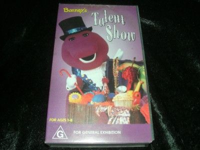 BARNEYS TALENT SHOW VHS VIDEO PAL~ A RARE FIND~  