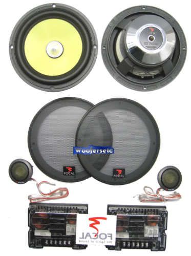   WAY COMPONENT SPEAKERS W/ TNK TWEETERS CROSSOVERS K 2 POWER  