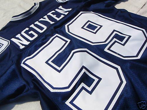 DALLAS COWBOYS Away Dat NGUYEN #59 Signed NFL Jersey  