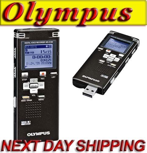 Olympus WS 510M WS510M 4GB Digital Voice Recorder BLACK  