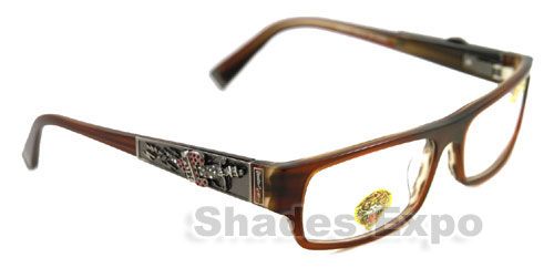 NEW ED HARDY EYEGLASSES RX EHO 701 HAZEL TATOO EHO701  