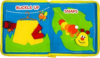 Childrens Toy My Quiet Book Cloth Activity Zip Book New  