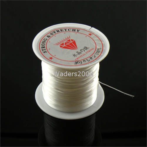 M007/ 1Roll Transparent stretch elastic cord 0.4mm×10m  