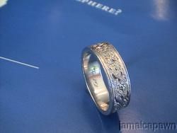 Antique PLATINUM wedding Vintage Estate ladies Ring  