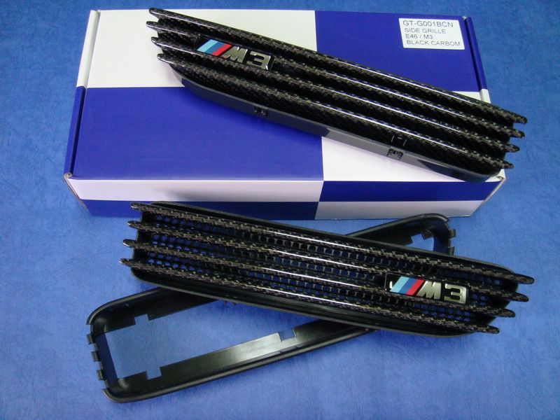 BMW E36 E46 E90 M3 CARBON Side fender Grille GRILL Vent  