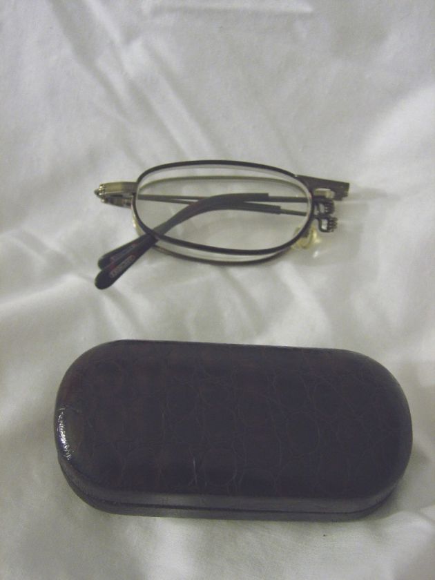 Foster Grant Reading Glasses NEW Folding Tortoise 2.75  