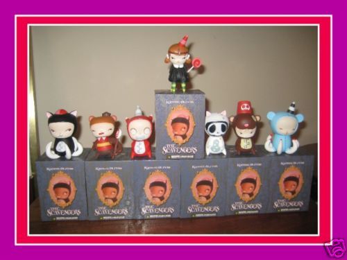 KATHIE OLIVAS SCAVENGERS SERIES 1 FULL SET PLUS HAZEL SOLD OUT VERY 