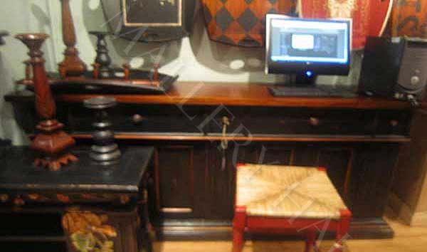   Black Mahogany Sideboard Lots Of Storage Buffet XL Big Large  