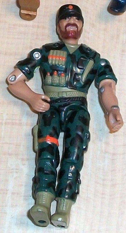 Vintage LANARD G I Joe 3 3/4 Figure 1980 Beard & Kepi  