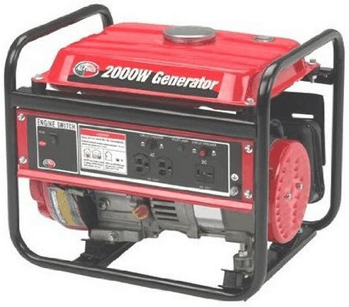   2000 Watt 4 Stroke Gas Powered Portable Generator 852055002597  