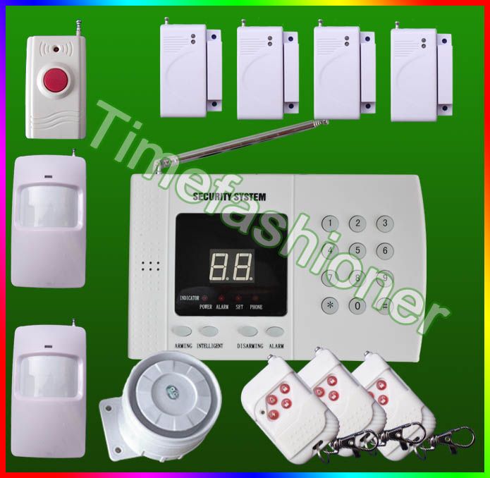 New Wireless PIR Home Security Burglar Alarm System Auto Dialing 