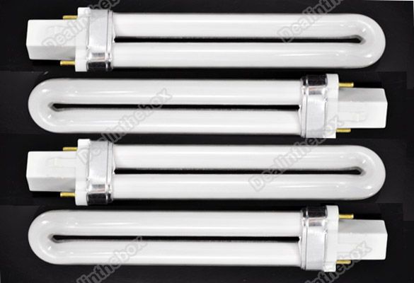 36W UV GEL Nail Curing Lamp Dryer 9W Tube Bulb Light Rose 100 127V 