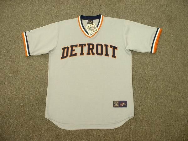 NORM CASH Detroit Tigers 1972 Cooperstown Jersey MEDIUM  