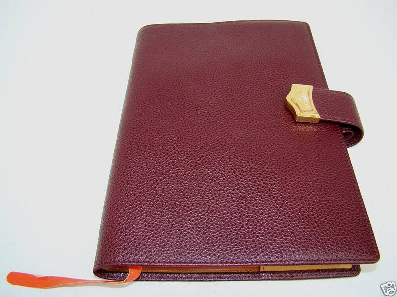 GOLDPFEIL NEW PLUM LEATHER JOURNAL / PHONEBOOK / DIARY  