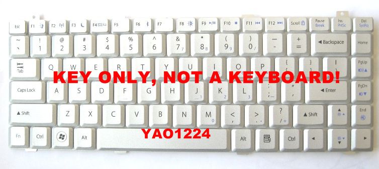  keyboards as shown in the above picture. The keys fit the keyboards 