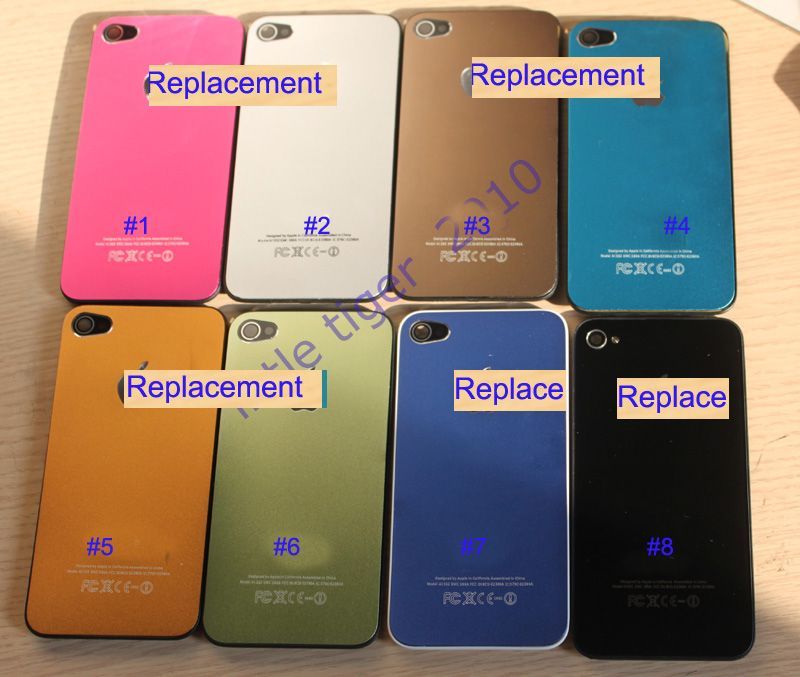 1PCS Metal Back Housing Cover Case Assembly For Iphone 4S 4GS  